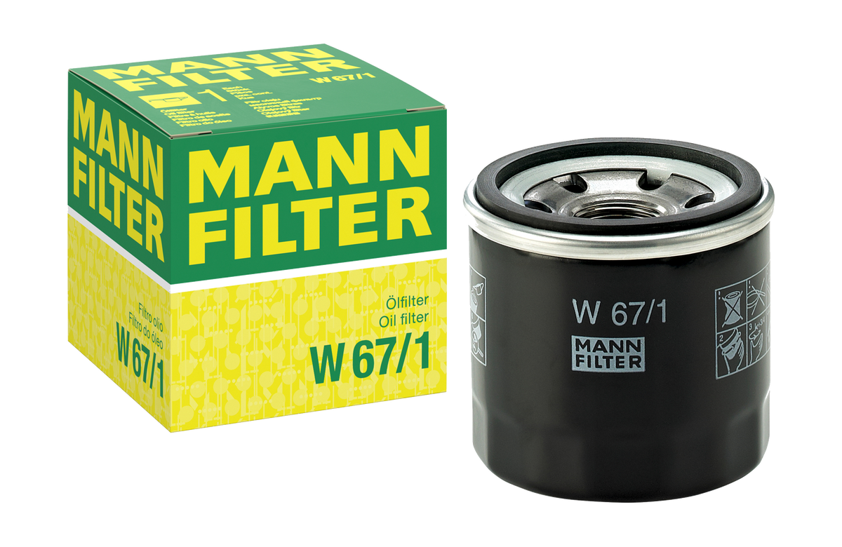 MANN-FILTER W 67/1 – termék és gyári doboz