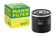 MANN-FILTER W 67/1 – termék és gyári doboz