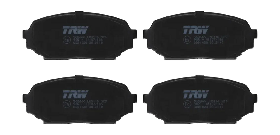 TRW GDB1028 első fékbetét-garnitúra, Mazda MX-5 NA